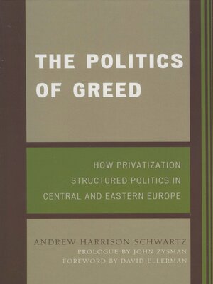cover image of The Politics of Greed